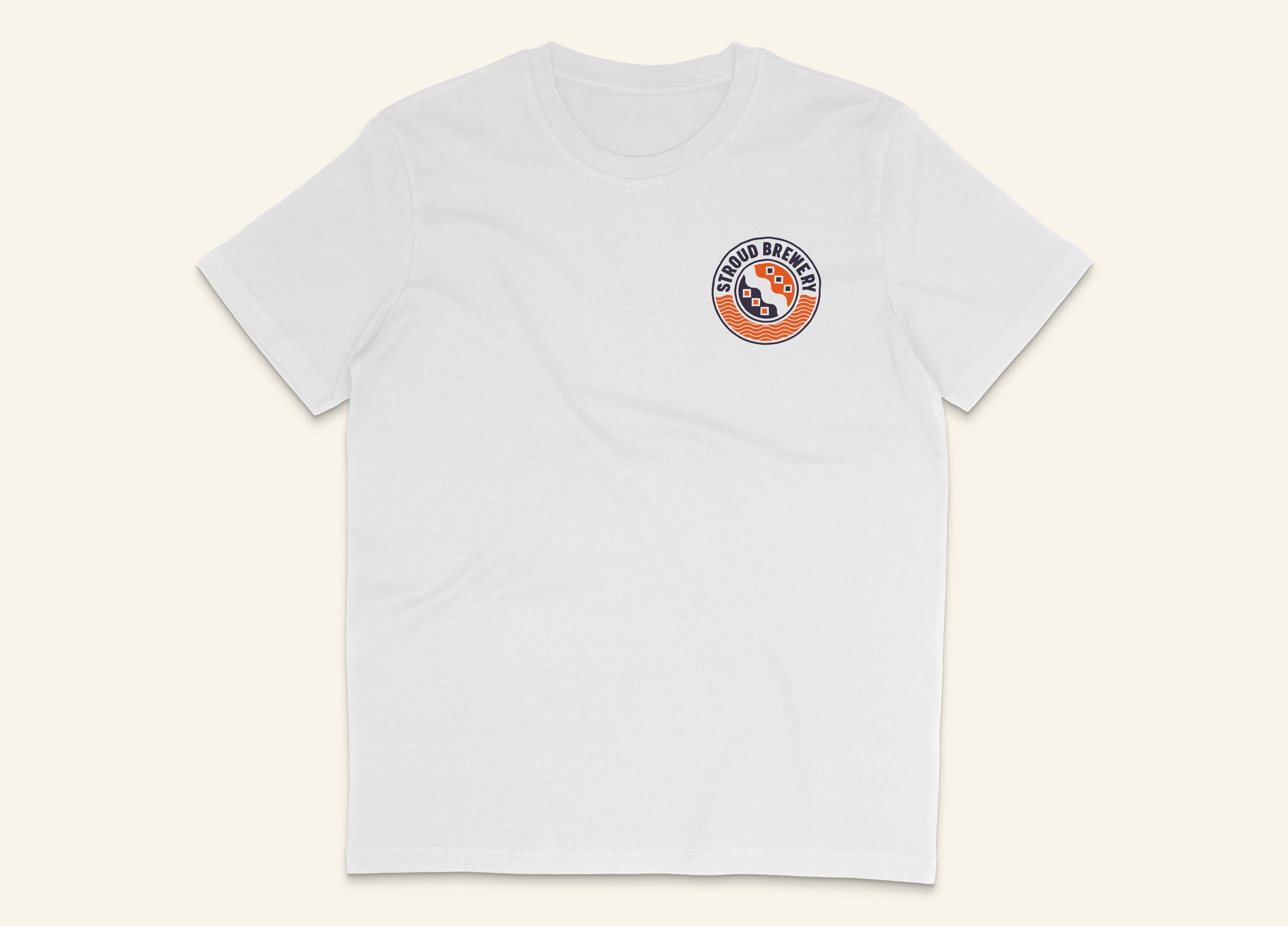 SB Logo White Organic Cotton T-shirt