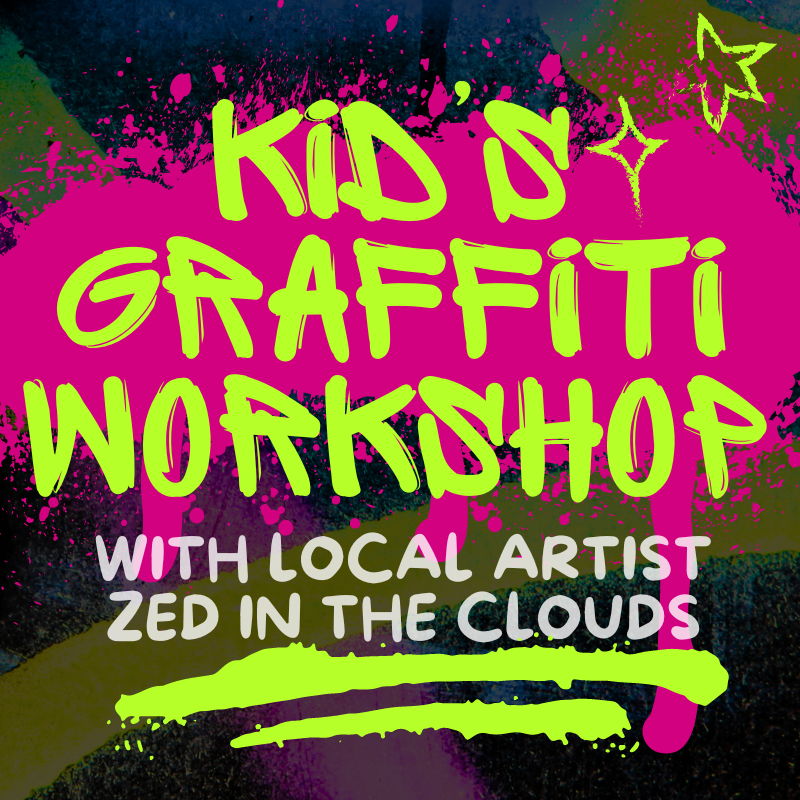 Spooky Spray Paint workshops with ZED IN THE CLOUDS - 2 Nov 2024
