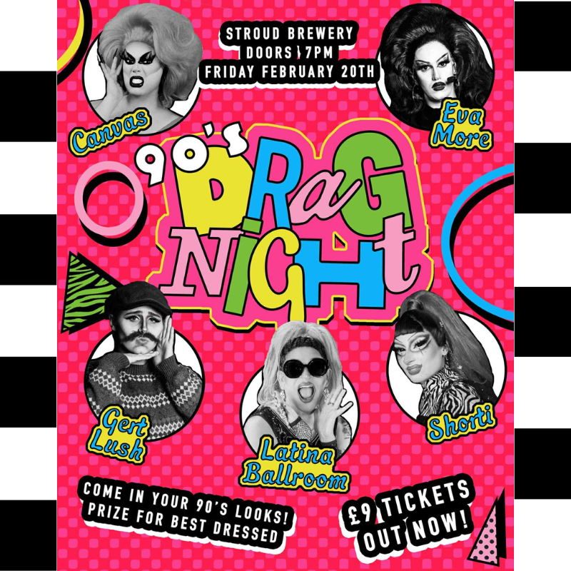 90's Drag Night! - 20 Feb 2026