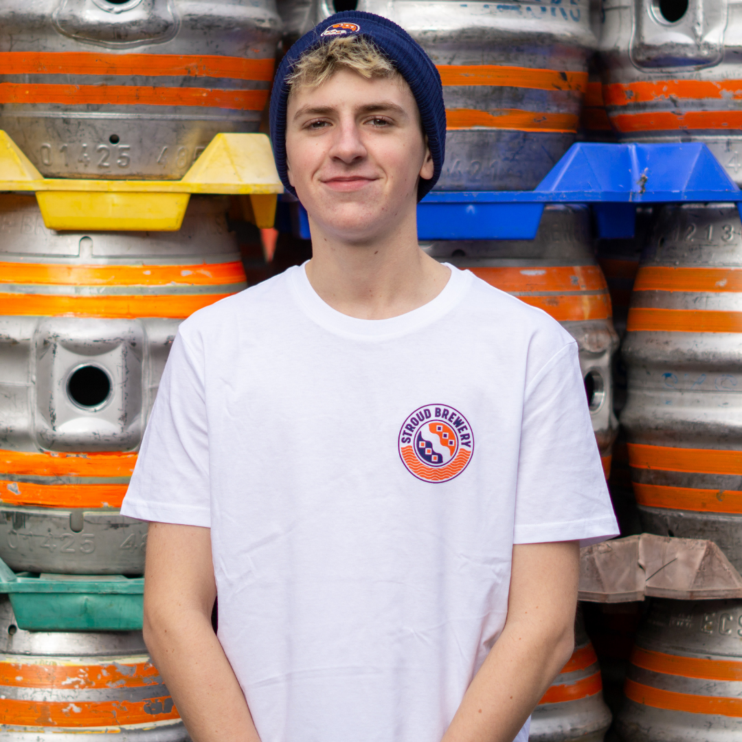 SB Logo White Organic Cotton T-shirt