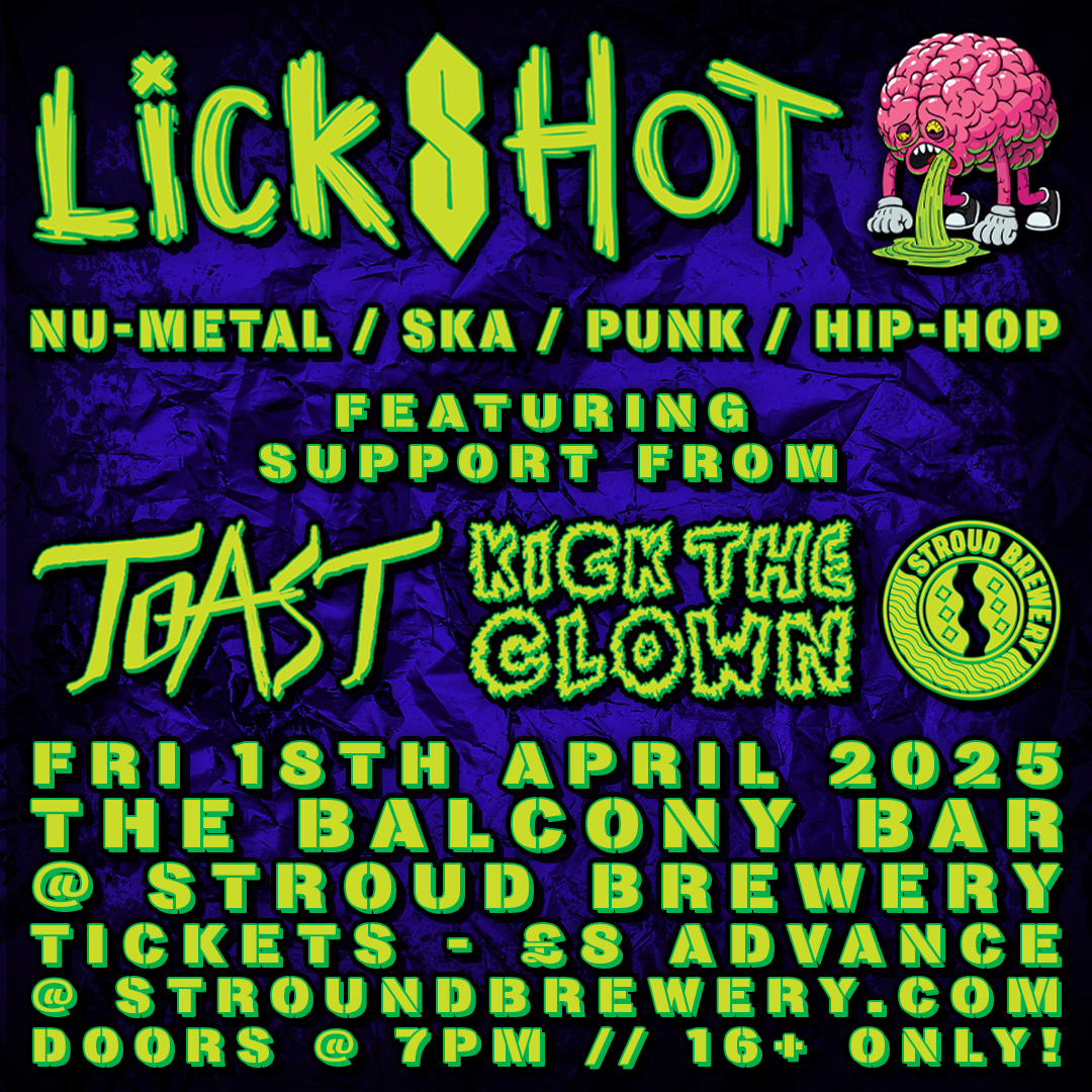 Lickshot + Support - Night of Punk and Nu-Metal - 18 Apr 2025