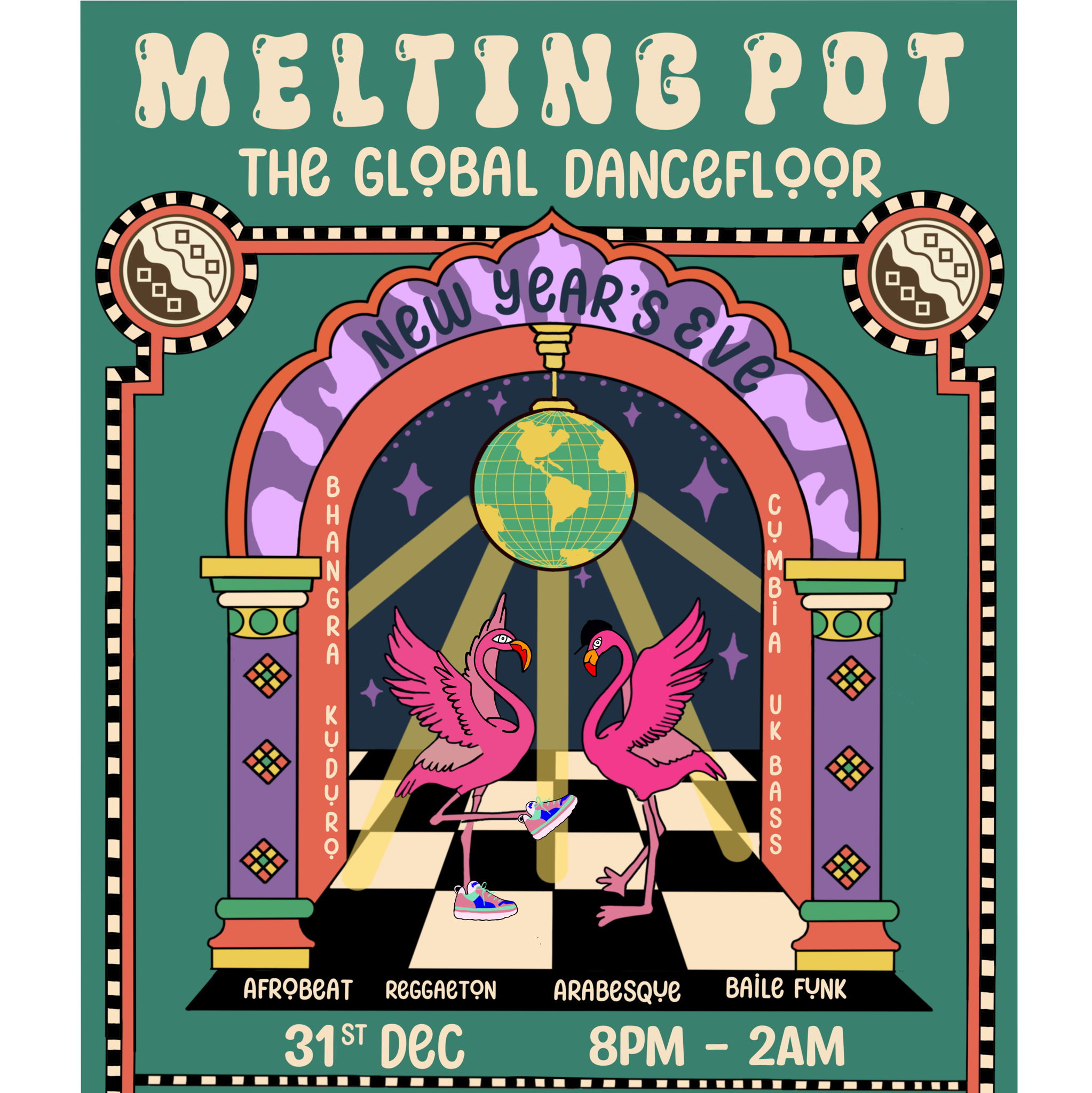 MELTING POT : THE GLOBAL DANCEFLOOR - NYE at Stroud Brewery - 31 Dec 2025