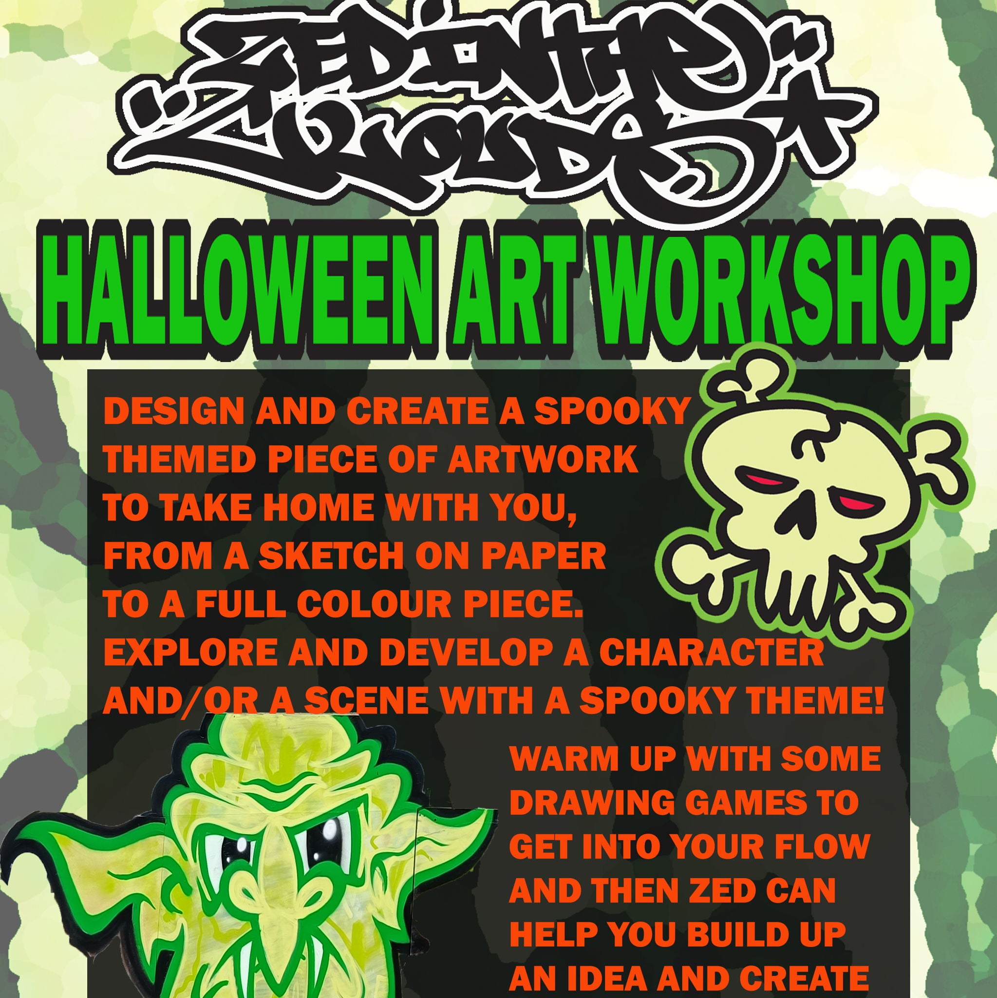 Halloween Character Art Workshop - 30 Oct 2025